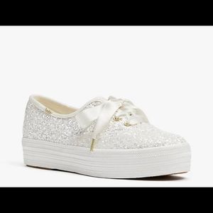 keds x kate spade new york triple glitter sneakers